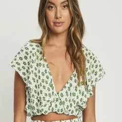 Tussah Fiona Wrap Top