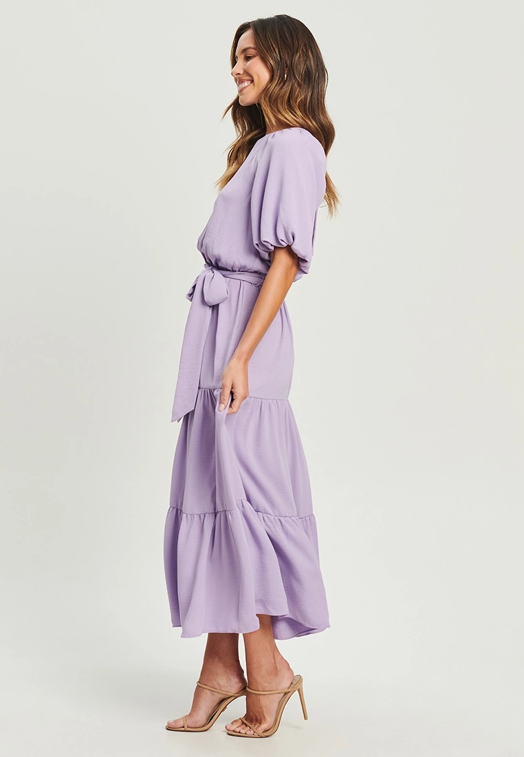 Tussah Fawn Midi Dress 4 Tussah Fawn Midi Dress - Image 2