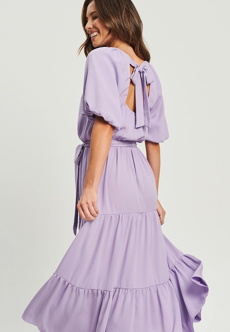 Tussah Fawn Midi Dress 6 Tussah Fawn Midi Dress - Image 4