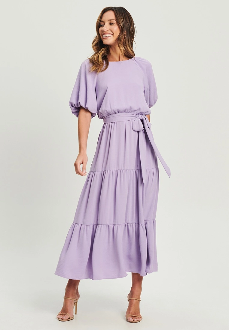 Tussah Fawn Midi Dress 7 Tussah Fawn Midi Dress - Image 5