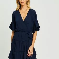 Tussah Carmel Mini Dress